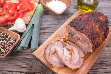 doldurulmuş hindi rulo