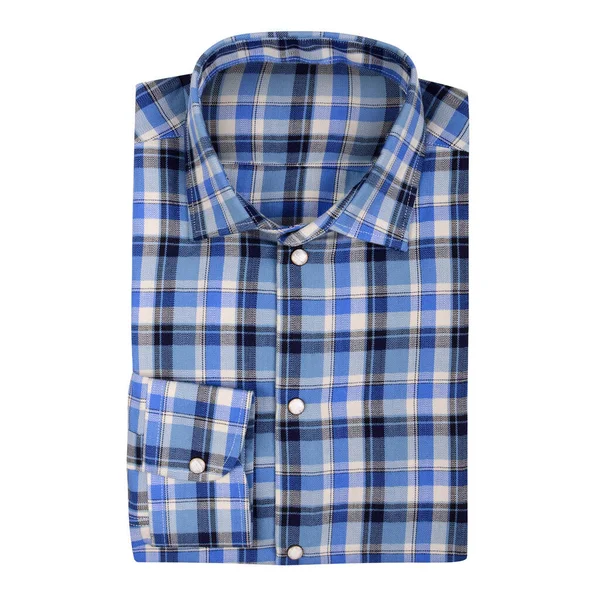 Erkek desenli yakalı gömlek.