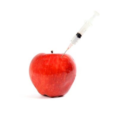 Vitamin enjeksiyonu veya gmo modifikasyonu kavramı