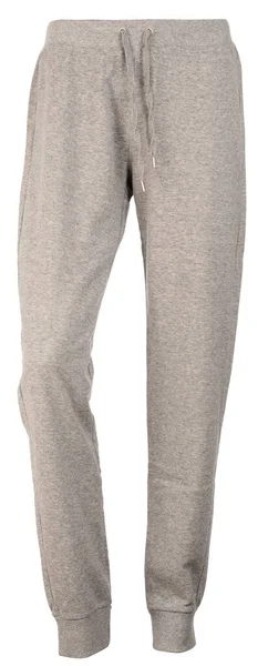 Beyaz arka planda gri kadın eşofmanı