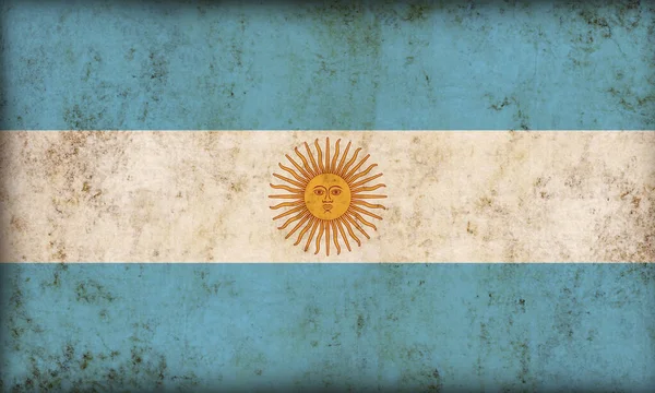 Bandiera Argentina Sfondo Grunge — Foto Stock