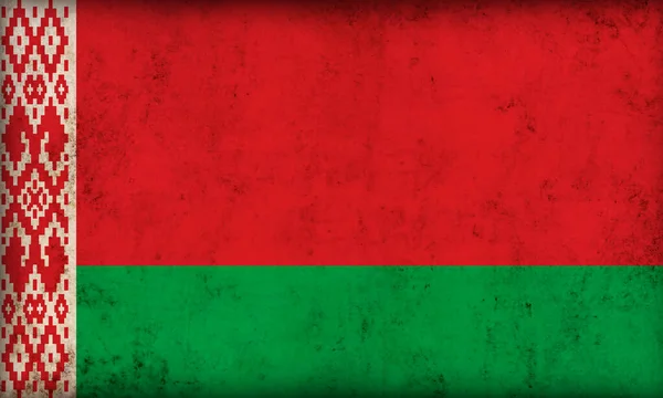 Drapeau Biélorussie Sur Fond Grunge — Photo
