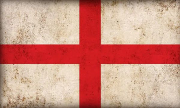 Bandera Inglaterra Sobre Fondo Grunge —  Fotos de Stock