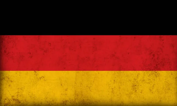 Grunge Arkaplanda Almanya Bayrağı — Stok fotoğraf