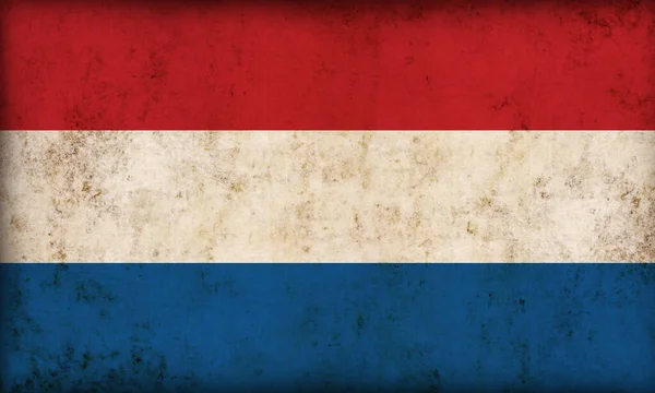 Bandera Holanda Sobre Fondo Grunge — Foto de Stock