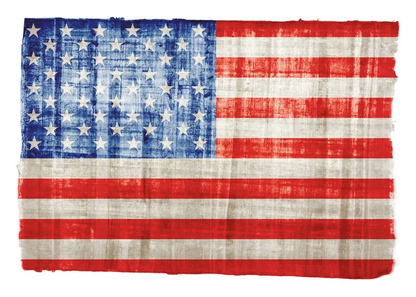 American Flag Papyrus Background — Stock Photo, Image