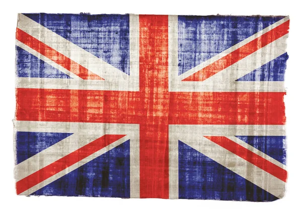 Σημαία Ηνωμένου Βασιλείου Φόντο Παπύρου Royalty Free Φωτογραφίες Αρχείου