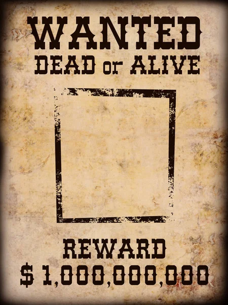 Wanted dead or alive Photo Prop