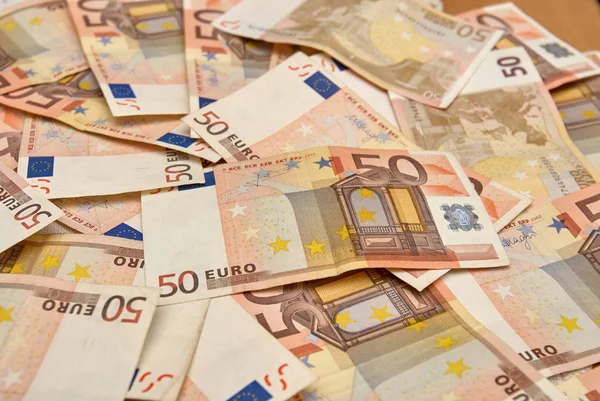 Background of euro bills — Stock Photo, Image