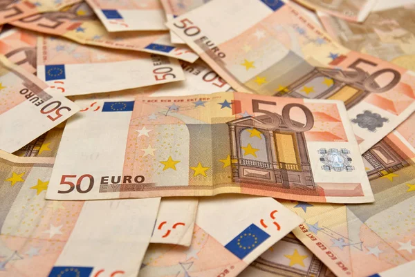 Pozadí euro bankovek Royalty Free Stock Obrázky