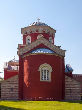 Sırp Ortodoks Manastırı Zica 13. yüzyılda, Central Serbia, Kralevo inşa edilmiş. Sırp krallarının coronational Kilisesi.