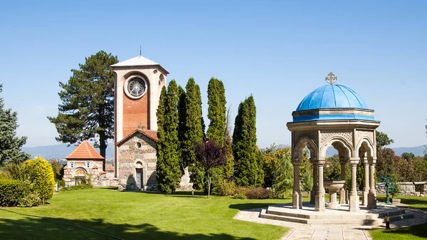 Serbisch Orthodoxes Kloster Zica Erbaut Jahrhundert Zentralserbien Kralevo Die Krönungskirche Stockbild