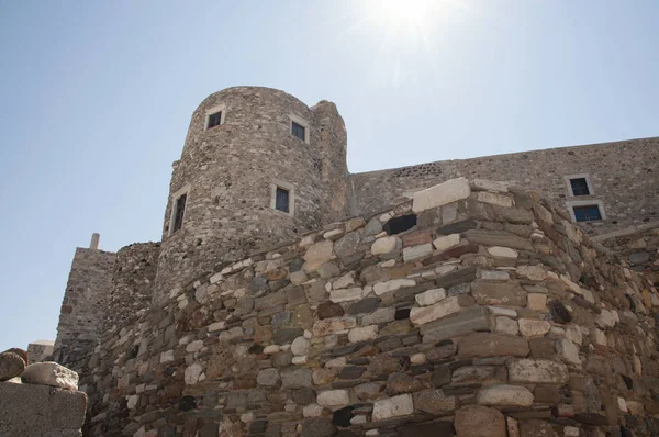 Parte Del Castello Della Città Naxos Nell Isola Naxos Grecia — Foto Stock