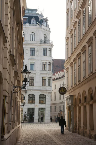 Město Vídeň Rakousko 2013 Pěší Ulice Architektura Města Vídeň Rakousko — Stock fotografie