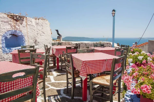 Traditional Greek Taverna Old Village Alonissos Alonissos Island Greece — Stock Photo, Image