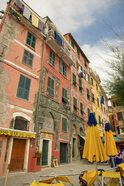 Vernazza Cinque Terre Włochy 2018 Wioska Rybacka Vernazza Jedna Pięciu — Zdjęcie stockowe