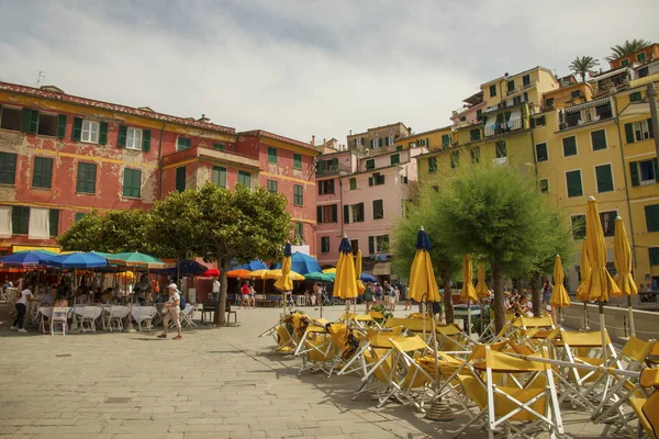 Vernazza Cinque Terre Włochy 2018 Wioska Rybacka Vernazza Jedna Pięciu — Zdjęcie stockowe