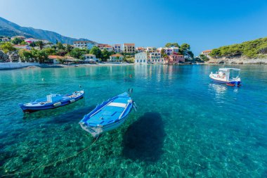 Yunanistan, Kefalonia 'daki Assos plajı