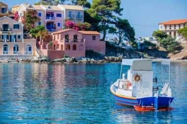 Yunanistan, Kefalonia 'daki Assos plajı