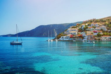 Güzel Lefkada Adası. Yunanistan