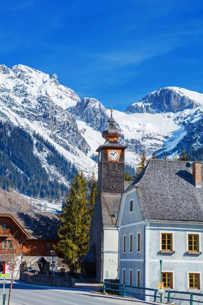 Winter in the austrian alps — Stock Photo, Image