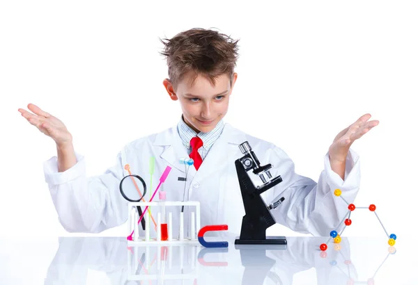 Young enthusiastic Chemist — Stock Photo, Image