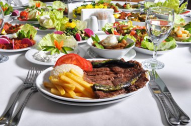 Döner kebap, et pişmiş