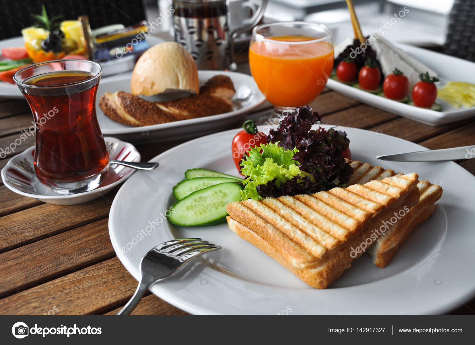 Yummy a breakfast — Stock Photo © sserdarbasak #142917327