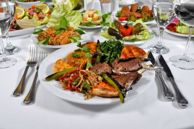 Nefis lezzetli kuzu pirzolası