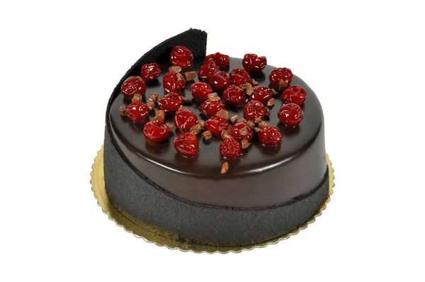 Çikolatalı kiraz kek — Stok fotoğraf