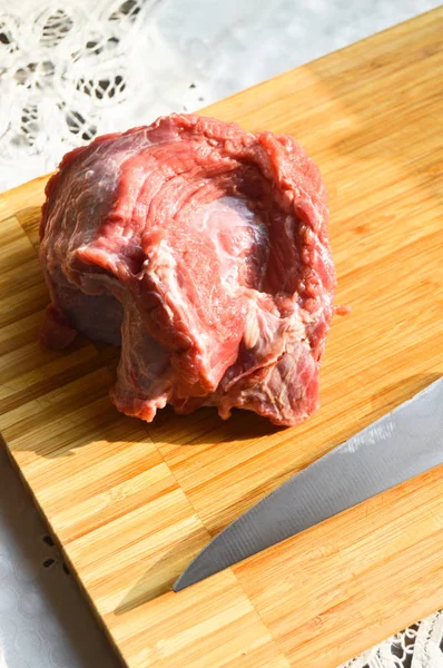 Carne rossa cruda — Foto Stock