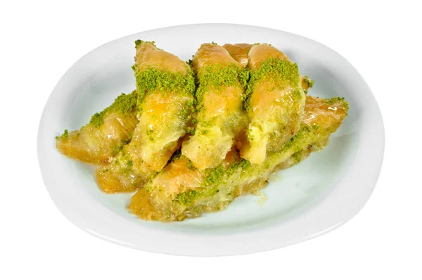 Mycket söt pistage baklava — Stockfoto