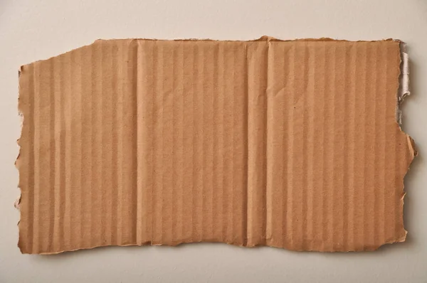 Textura de papelão ondulado — Fotografia de Stock
