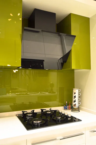 Kabinetten van de keuken en apparatuur — Stockfoto