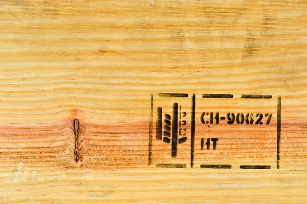 Drewno poddane obróbce cieplnej — Zdjęcie stockowe