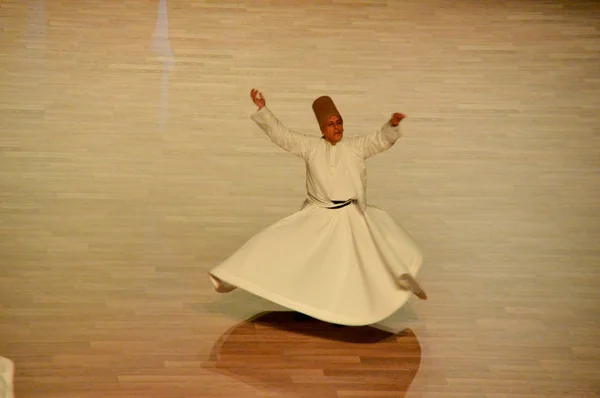 Mevlana Dervishes Dancing Museum Konya Salon Hall December 2014 — Stok Foto