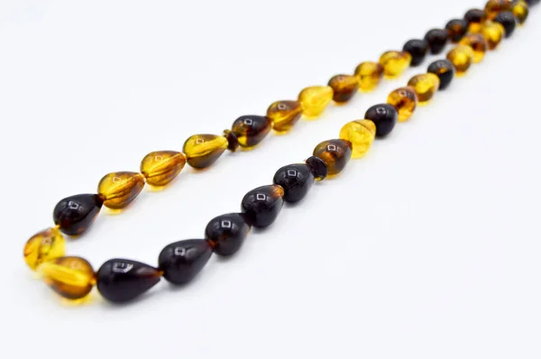 Perline gialle e nere sequenziate, rosario corto, tespih tesbih — Foto Stock