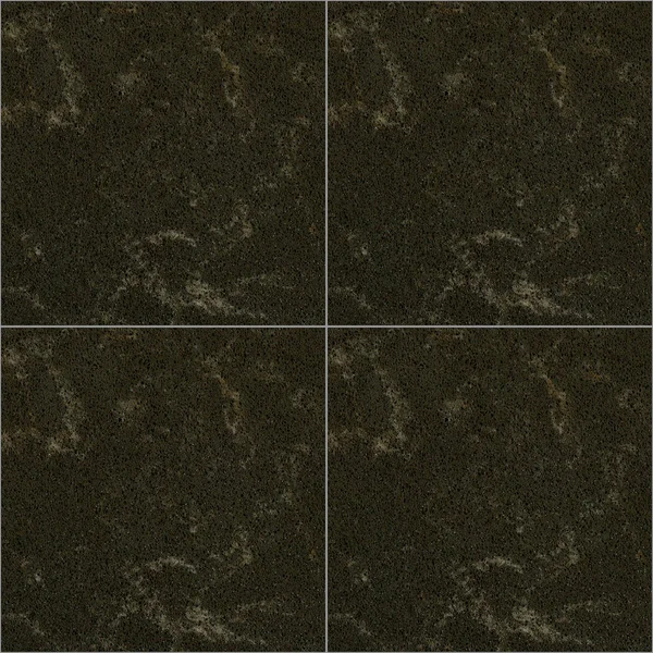 Square seamless black quartz ceramic mosaic tile texture background — ストック写真