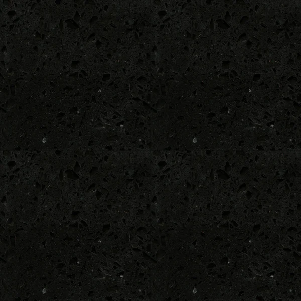 Vierkante Naadloze Zwarte Kwarts Keramische Mozaïek Tegel Textuur Steen Achtergrond — Stockfoto