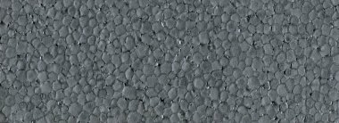 Grey styrofoam background texture closeup detail