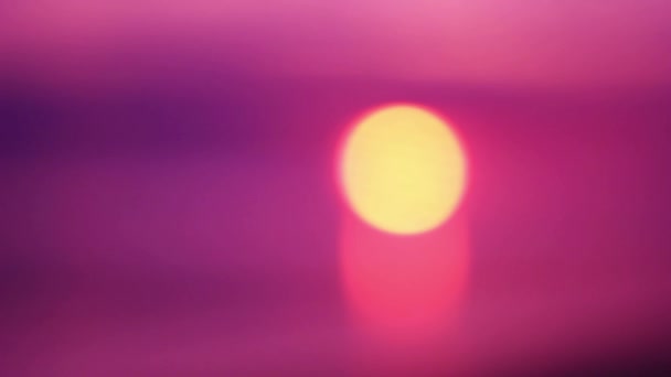 Rozmyte sceny zachód słońca — Wideo stockowe