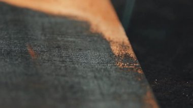 Ahşap plakalar yanan Ev dekoratör