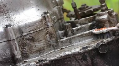 Diş fırçası tarafından motor Temizleme