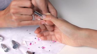 Manikür yakın çekim