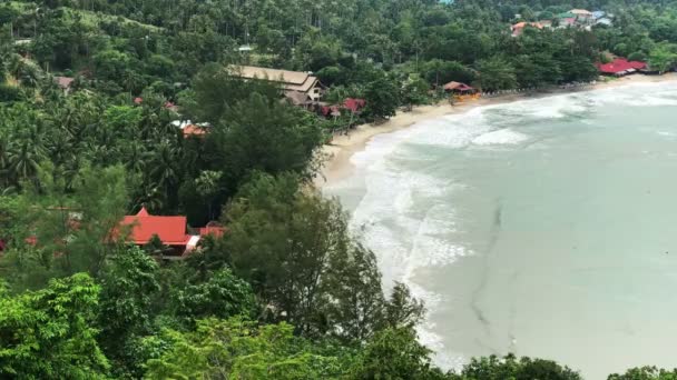 Increíble vista del paisaje marino desde lo alto — Vídeo de stock