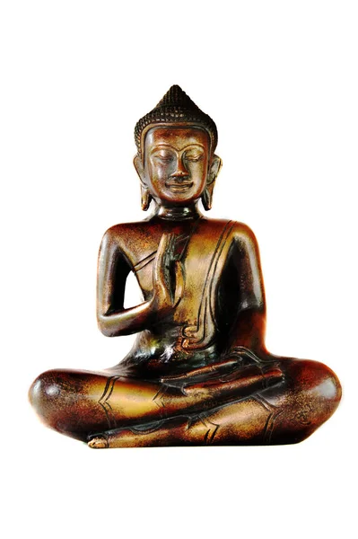 Estátua de Buda isolada — Fotografia de Stock