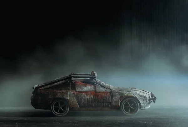 Post - apocalyptic car — Stock Photo, Image