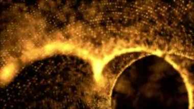 Uçuş soyut renkli sarmal hareket şaşırtıcı alan derinliği ile saçılan aracılığıyla