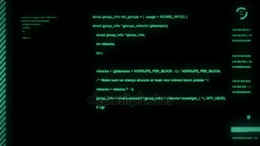 bir bilgisayar ekranında terminal çalışan programlama kod. 4k