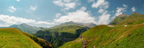 Georgiska mountines Panorama utsikt — Stockfoto